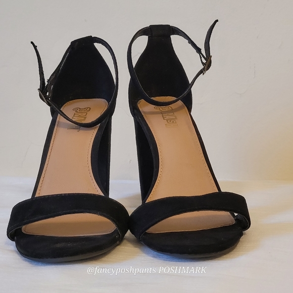 Chunky heel adjustable strap dressy sandal party prom dance shoe - Picture 7 of 17